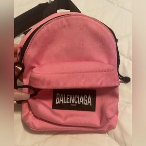 Balenciaga Mini Pink Backpack